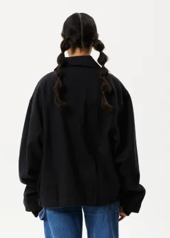 Jackets|Outerwear<Afends Oracle  - Workwear Jacket Black