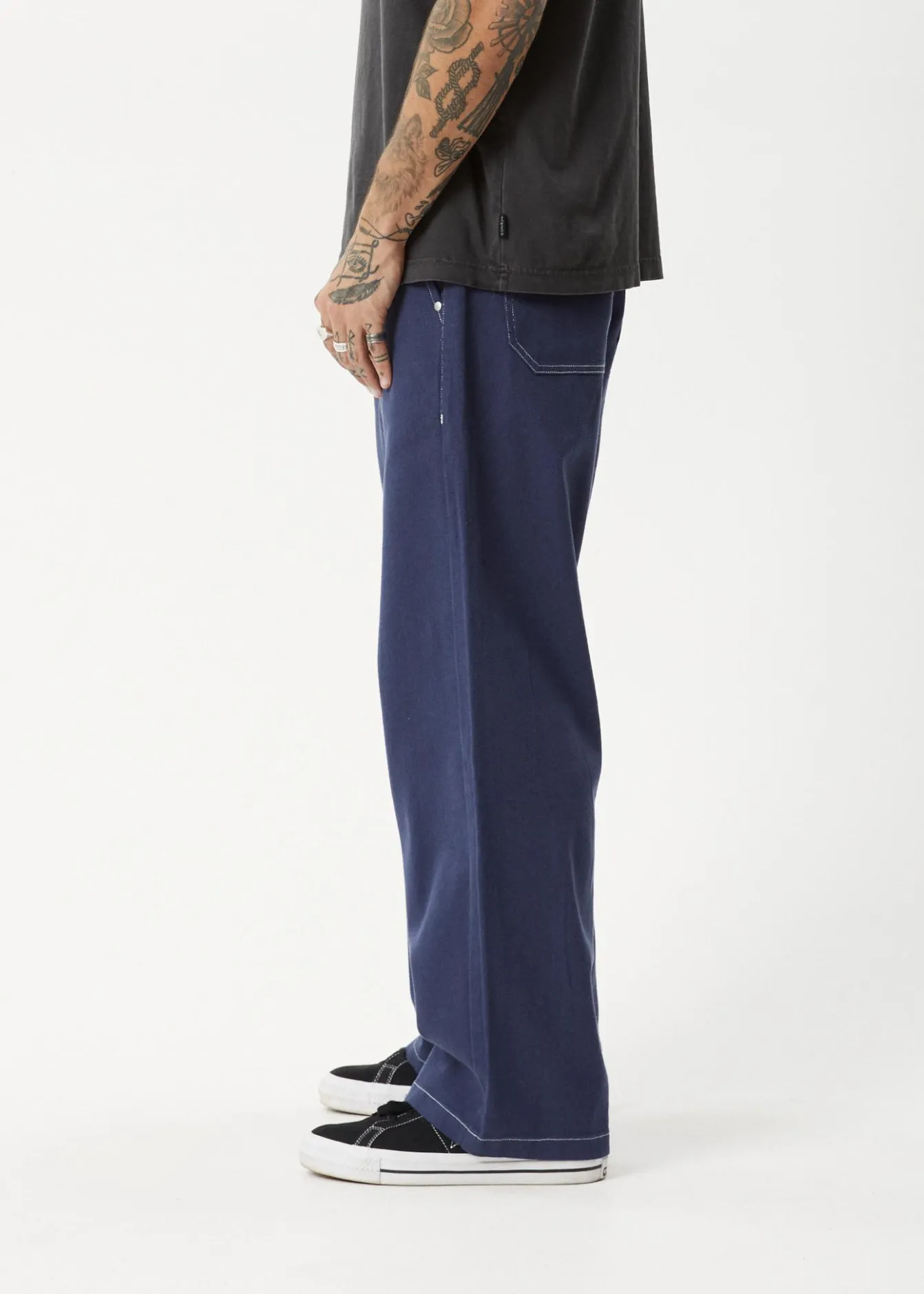 Pants<Afends Pablo - Baggy Pant Navy