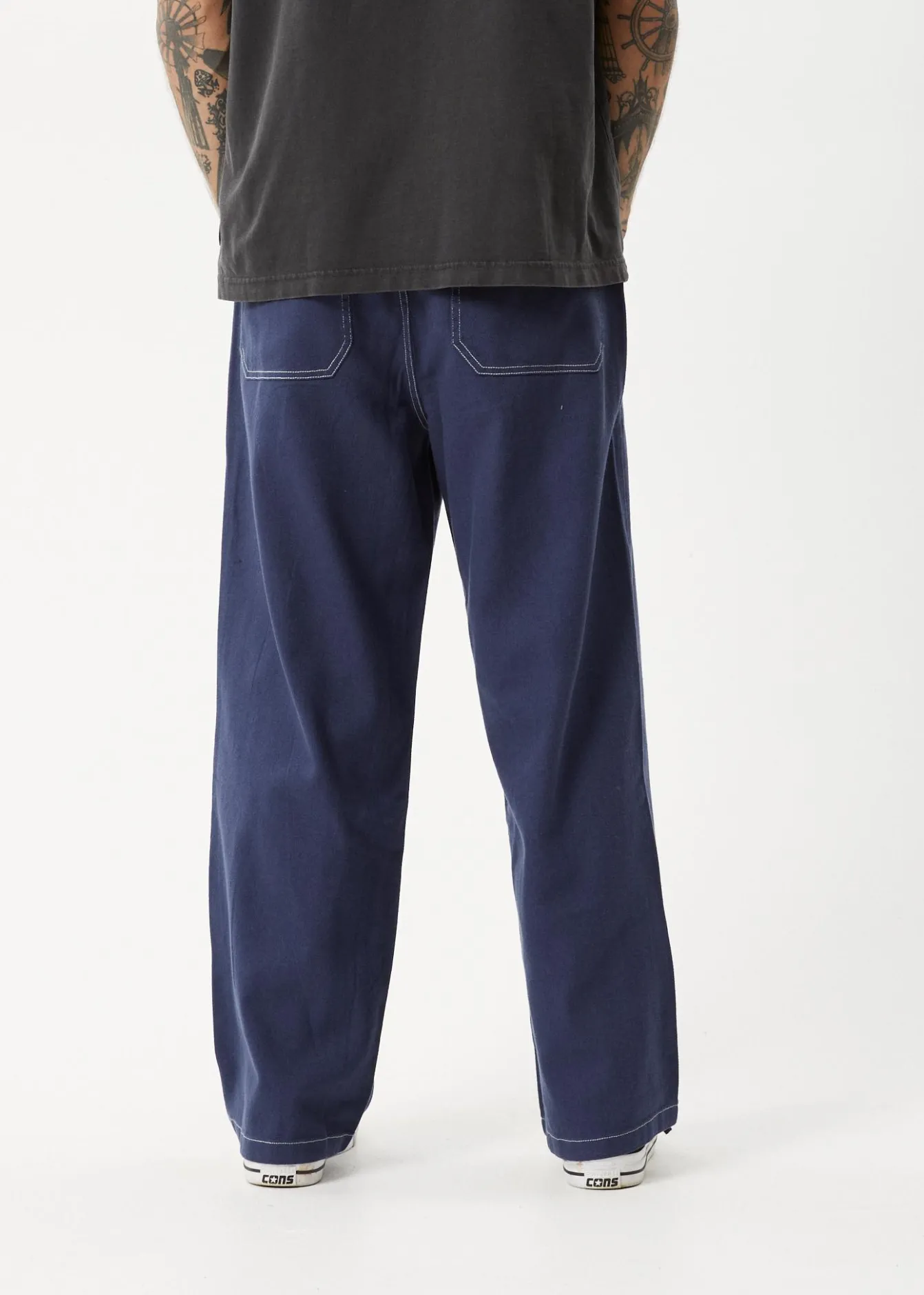 Pants<Afends Pablo - Baggy Pant Navy