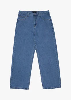 Jeans<Afends Pablo  - Denim Baggy Jean Worn Blue