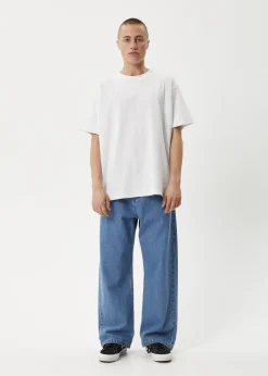 Jeans<Afends Pablo  - Denim Baggy Jean Worn Blue