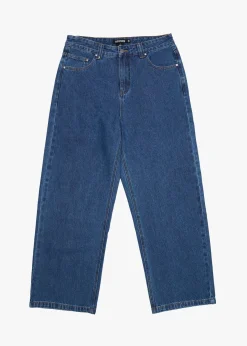 Jeans<Afends Pablo  - Denim Baggy Jean Authentic Blue