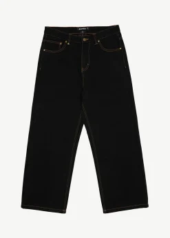 Jeans<Afends Pablo  - Denim Baggy Jean Washed Black