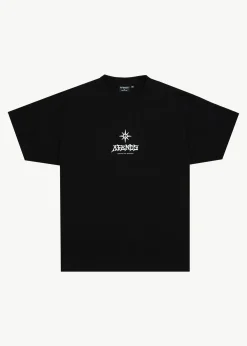T-Shirts<Afends Peace Out  - Boxy Tee Black