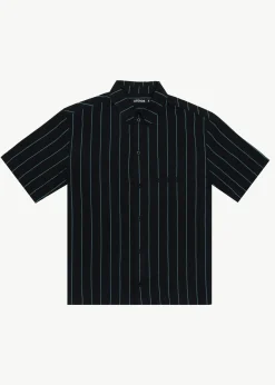 Shirts<Afends Pin Head  - Short Sleeve Shirt Black