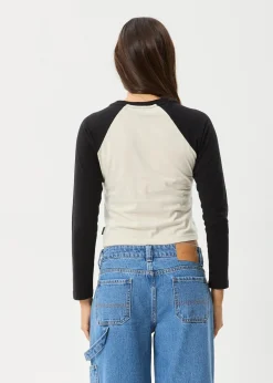 Long Sleeve<Afends Pixie  -  Long Sleeve Tee Moonbeam