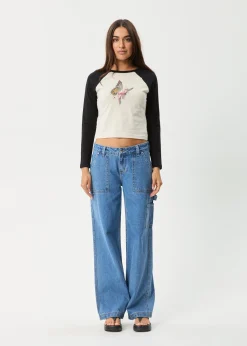 Long Sleeve<Afends Pixie  -  Long Sleeve Tee Moonbeam