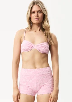 Swimwear<Afends Rhye  - Terry Bikini Top Powder Pink