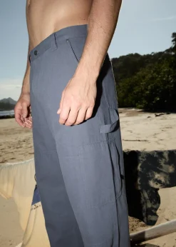 Pants<Afends Richmond  - Canvas Workwear Pant Marlin