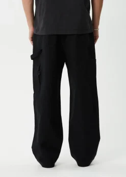 Pants<Afends Richmond  - Canvas Workwear Pant Black