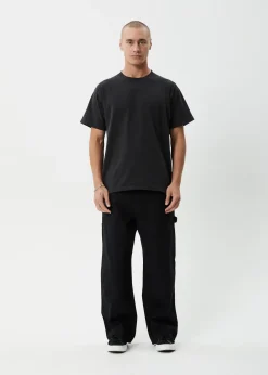 Pants<Afends Richmond  - Canvas Workwear Pant Black