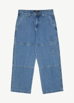 Jeans<Afends Richmond  - Denim Workwear Jean Worn Blue