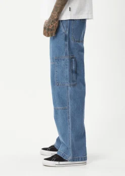 Jeans<Afends Richmond  - Denim Workwear Jean Worn Blue