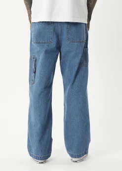 Jeans<Afends Richmond  - Denim Workwear Jean Worn Blue