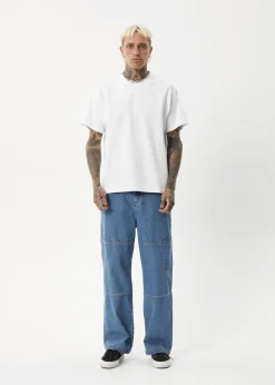 Jeans<Afends Richmond  - Denim Workwear Jean Worn Blue