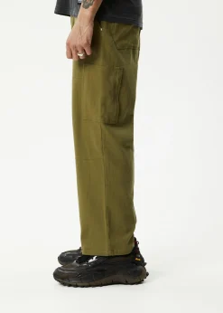 Pants<Afends Richmond  - Workwear Pant Military