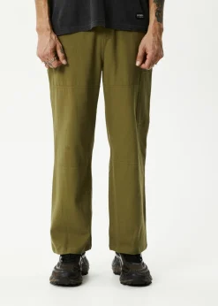 Pants<Afends Richmond  - Workwear Pant Military