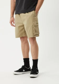 Shorts<Afends Ripped Out 98  - Organic Oversized Cargo Short 22" Boa