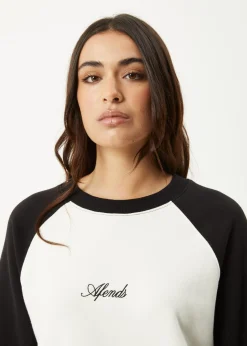 Outerwear|Essentials<Afends Ryan  -  Crew Neck Jumper Black