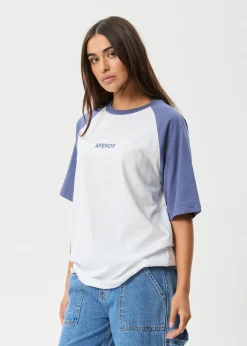 Tees & Shirts<Afends Ryan  - Oversized Raglan Tee Marlin