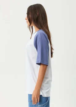 Tees & Shirts<Afends Ryan  - Oversized Raglan Tee Marlin