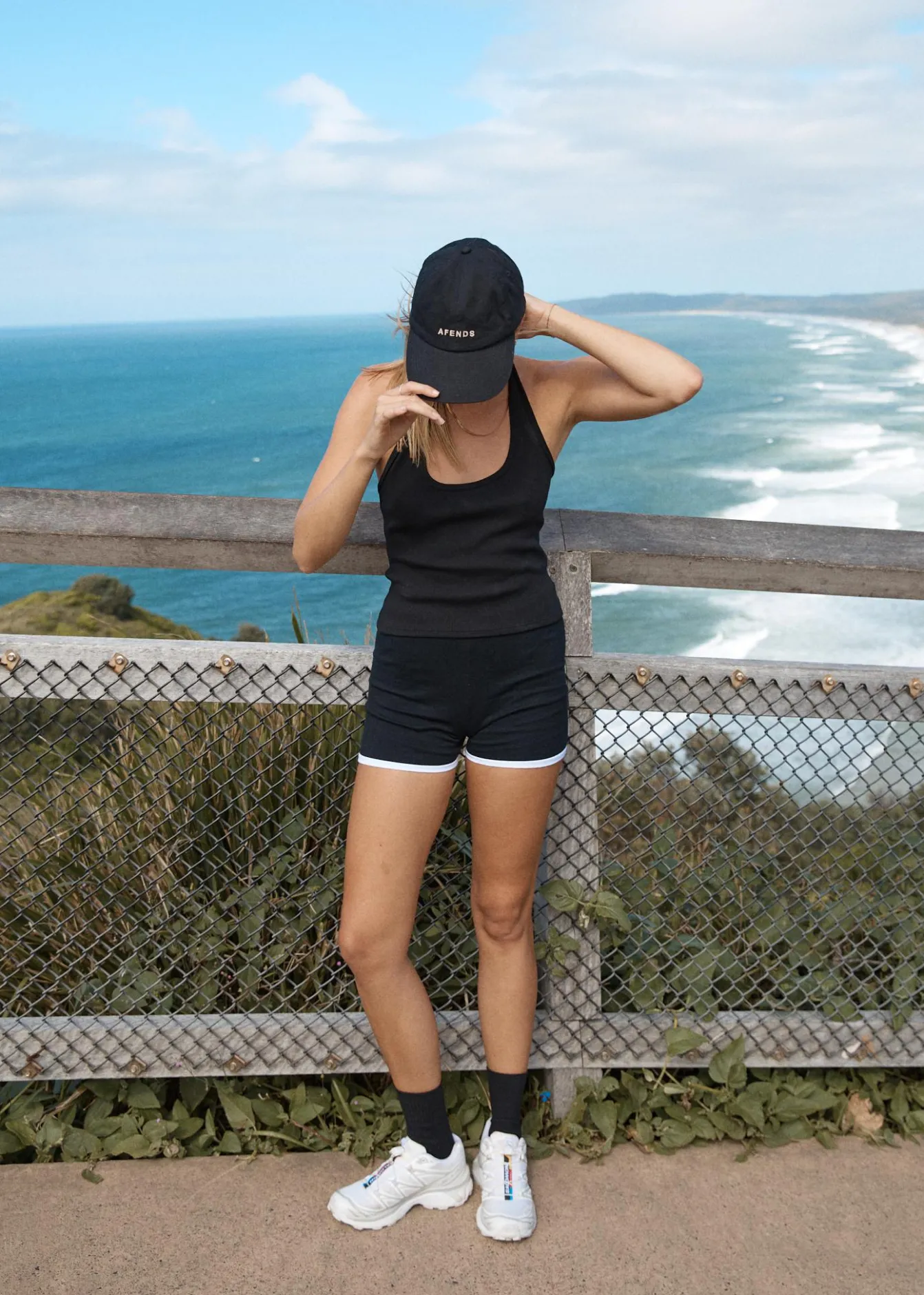 Sets & Co-Ords|Shorts<Afends Set Fire - Knit Short Black / White