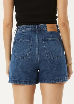 Shorts|Essentials<Afends Seventy Threes  - Denim Short Authentic Blue
