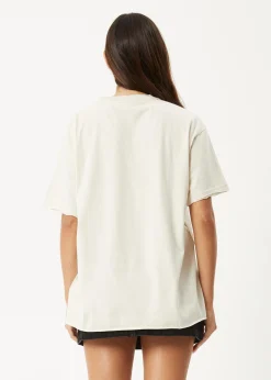Tees & Shirts<Afends Shapes  -  Oversized Tee Moonbeam