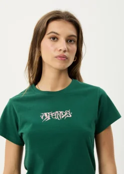 Tees & Shirts<Afends Shield  - Baby Tee Hunter Green