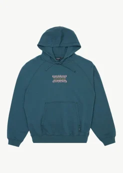 Sweaters & Hoodies<Afends Sixsixsix  - Boxy Raglan Hoodie Fuel