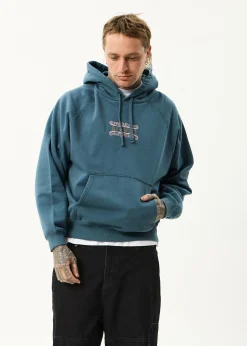Sweaters & Hoodies<Afends Sixsixsix  - Boxy Raglan Hoodie Fuel