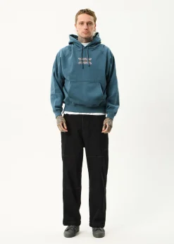 Sweaters & Hoodies<Afends Sixsixsix  - Boxy Raglan Hoodie Fuel