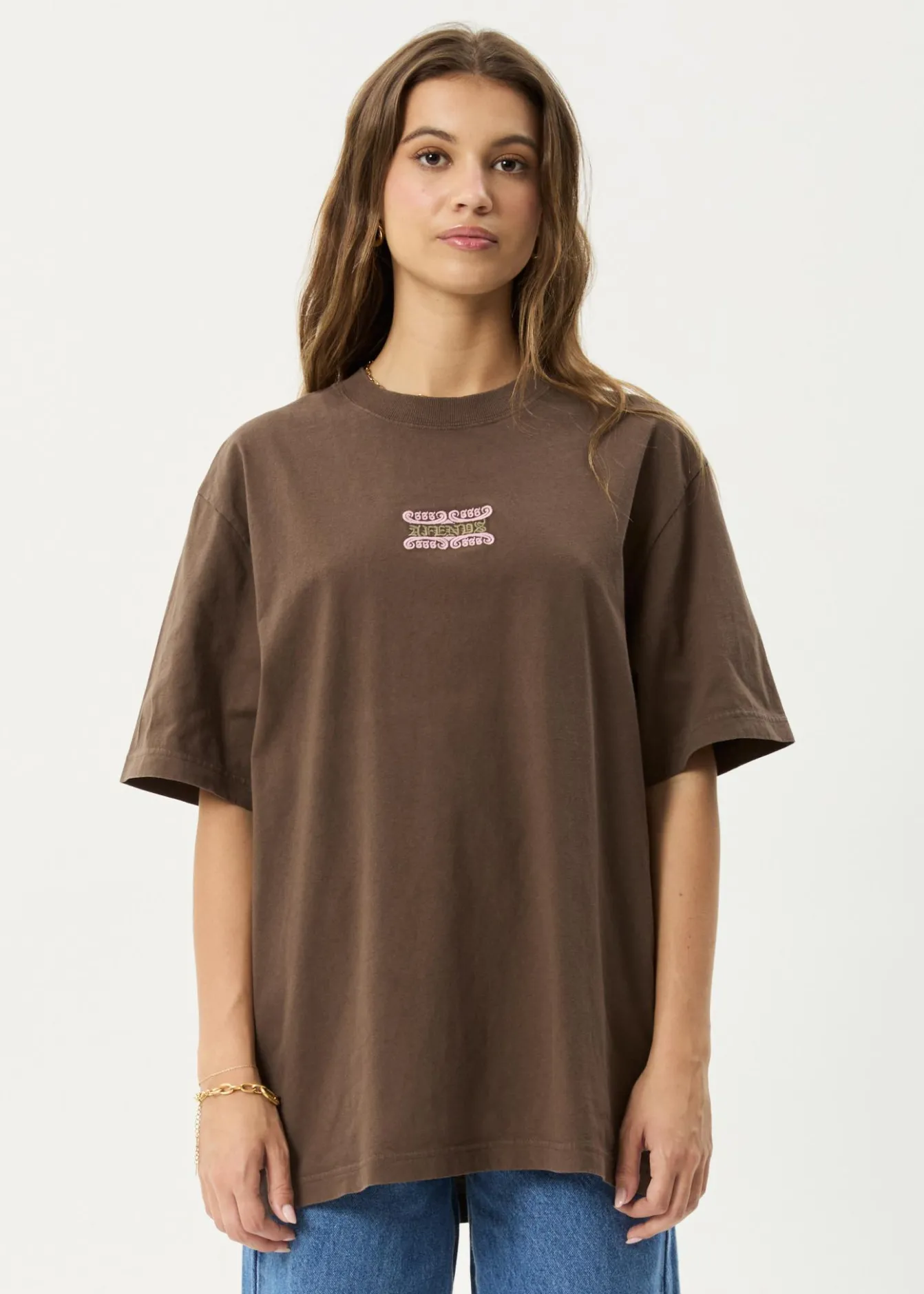 T-Shirts<Afends Sixsixsix - Retro Tee Coffee