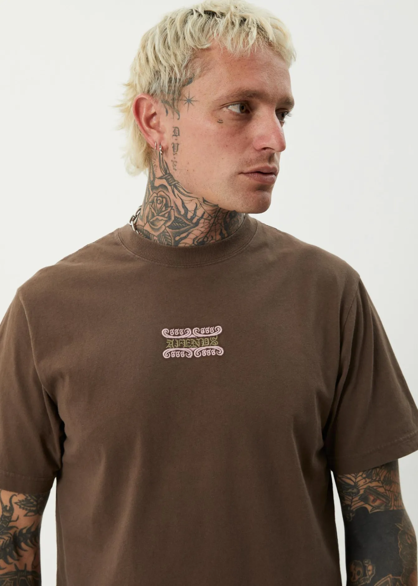 T-Shirts<Afends Sixsixsix - Retro Tee Coffee