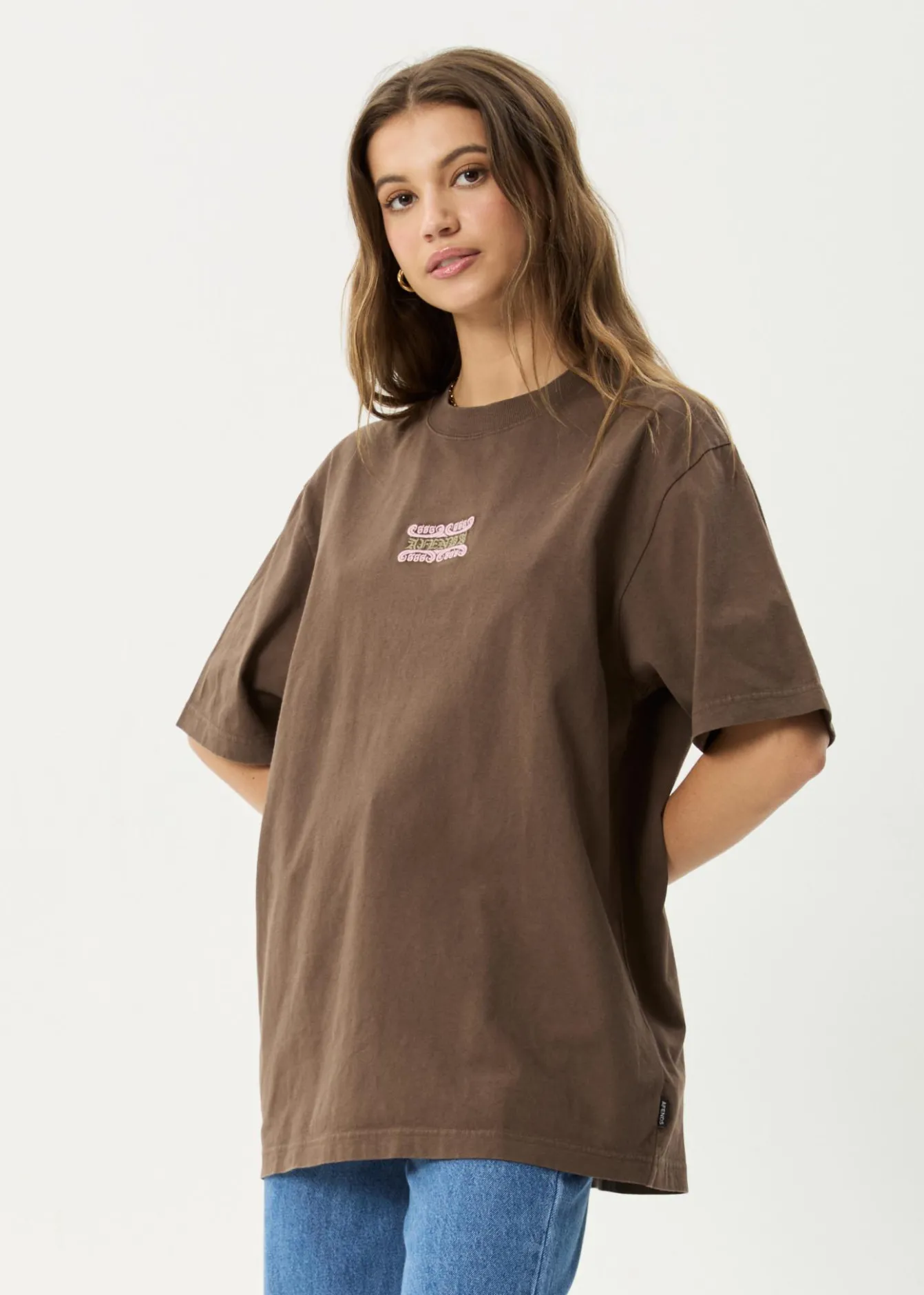 T-Shirts<Afends Sixsixsix - Retro Tee Coffee