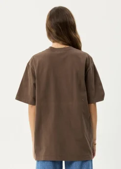 T-Shirts<Afends Sixsixsix - Retro Tee Coffee