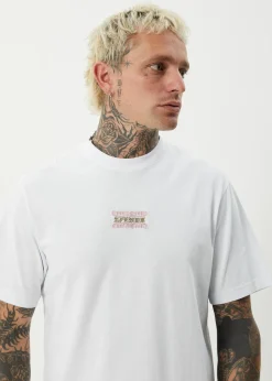 T-Shirts<Afends Sixsixsix  - Retro Tee White