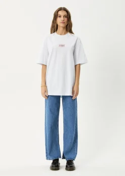 T-Shirts<Afends Sixsixsix  - Retro Tee White