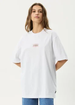 T-Shirts<Afends Sixsixsix  - Retro Tee White