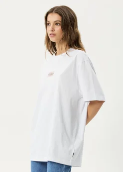 T-Shirts<Afends Sixsixsix  - Retro Tee White