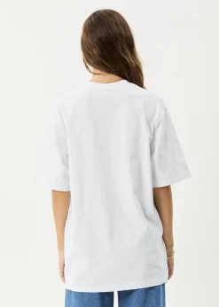 T-Shirts<Afends Sixsixsix  - Retro Tee White