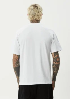 T-Shirts<Afends Sixsixsix  - Retro Tee White