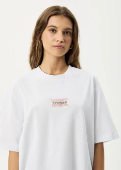 T-Shirts<Afends Sixsixsix  - Retro Tee White