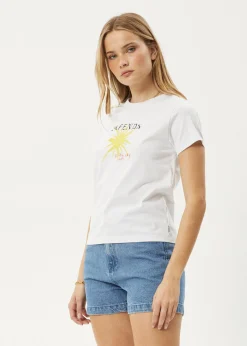 Tees & Shirts<Afends Sky High  - Regular Tee White