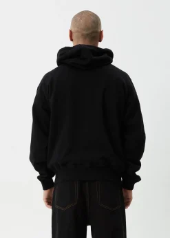 Sweaters & Hoodies<Afends Smell The Roses  - Boxy Hoodie Black