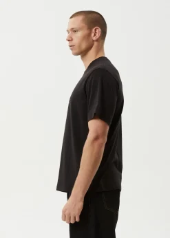 T-Shirts<Afends Smell The Roses  - Retro Tee Black