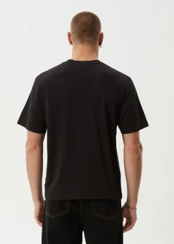 T-Shirts<Afends Smell The Roses  - Retro Tee Black