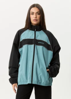 Jackets|Outerwear<Afends Spicy  - Sports Spray Jacket Ocean Spray