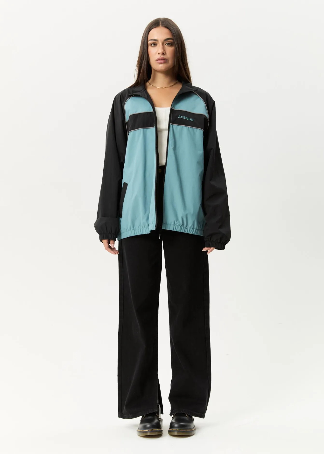 Jackets|Outerwear<Afends Spicy - Sports Spray Jacket Ocean Spray