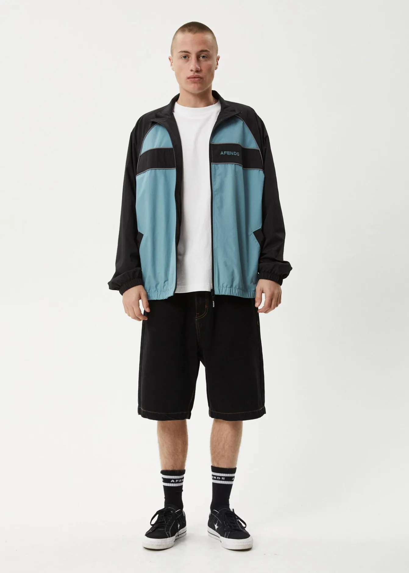 Jackets|Outerwear<Afends Spicy - Sports Spray Jacket Ocean Spray